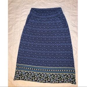 NWT J.Jill Maxi Skirt